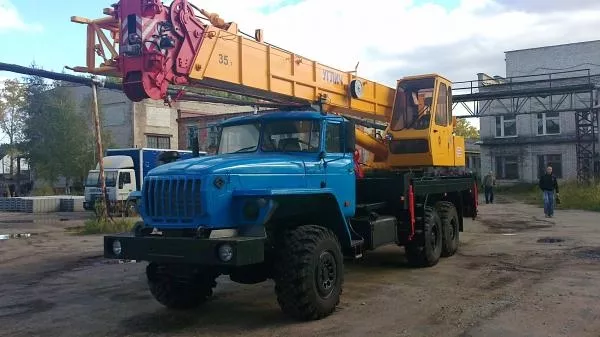 Автокран 35 тонн Углич КС-55743Б УРАЛ-4320(6х6) Вездеход